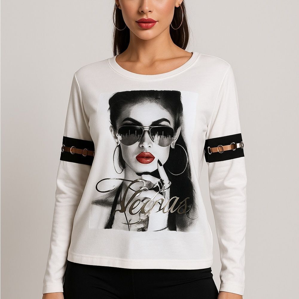 YMF | ladies fashion popover top